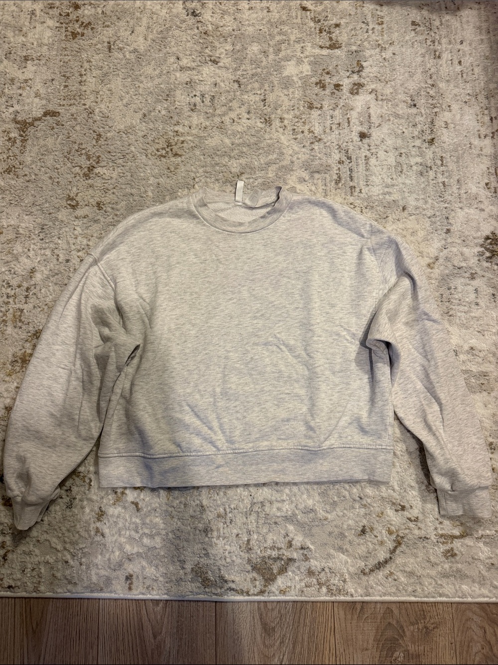 Light Gray Crewneck Sweatshirt